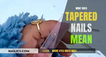 Tapered Nails: What Does This Shape Mean?