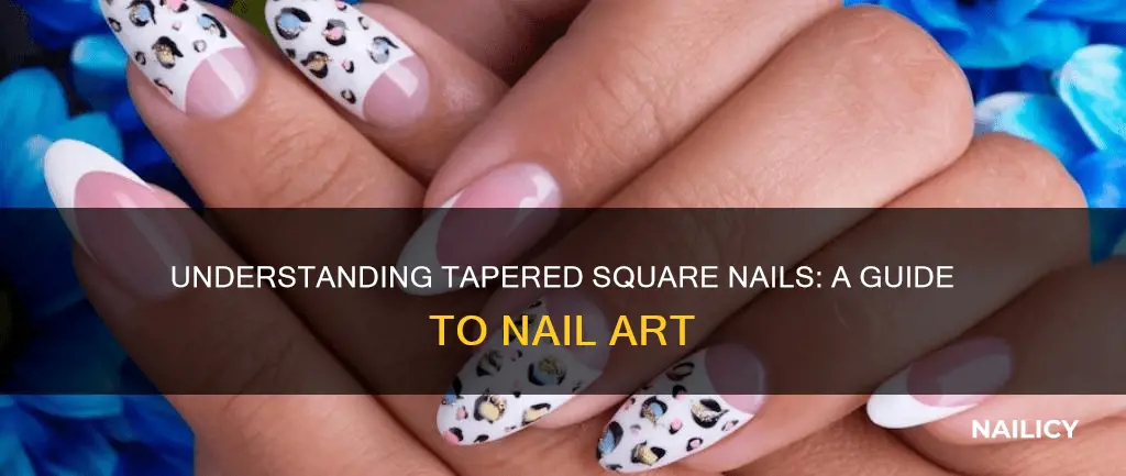 what does tapered square nails mean