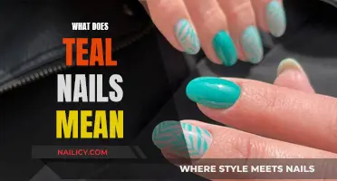 Unveiling the Color: Teal Nail Art Meanings Explained