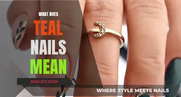 Teal Nails: What's the Meaning Behind This Color Choice?