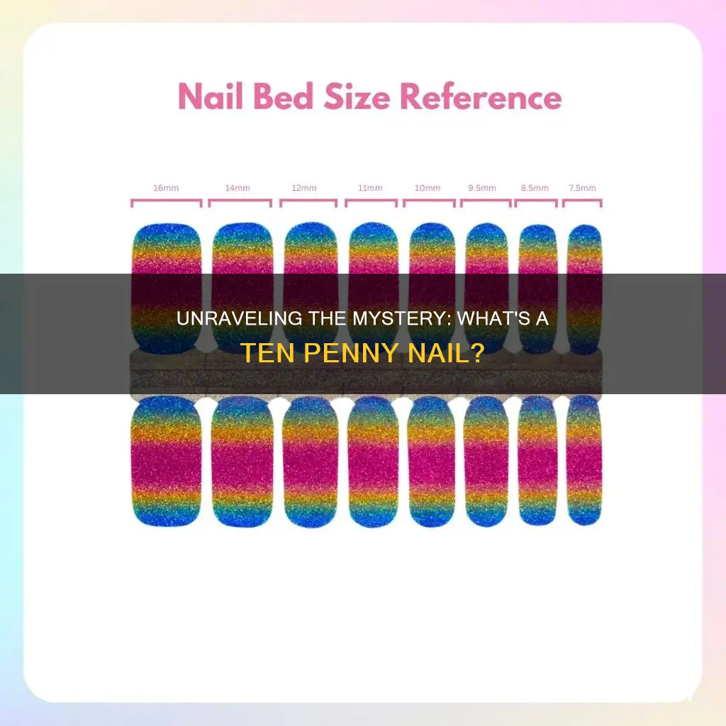 what does ten penny nail mean