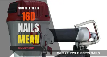 Understanding the Meaning of 'D' in 16D Nails