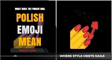 Decoding the Nail Polish Emoji: Meaning, Usage, and Cultural Significance