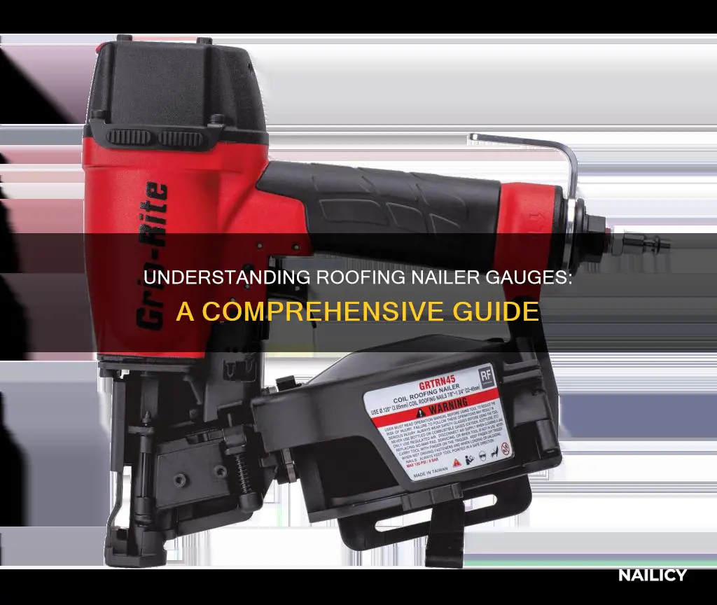 what does the gauge mean on roofing nailer