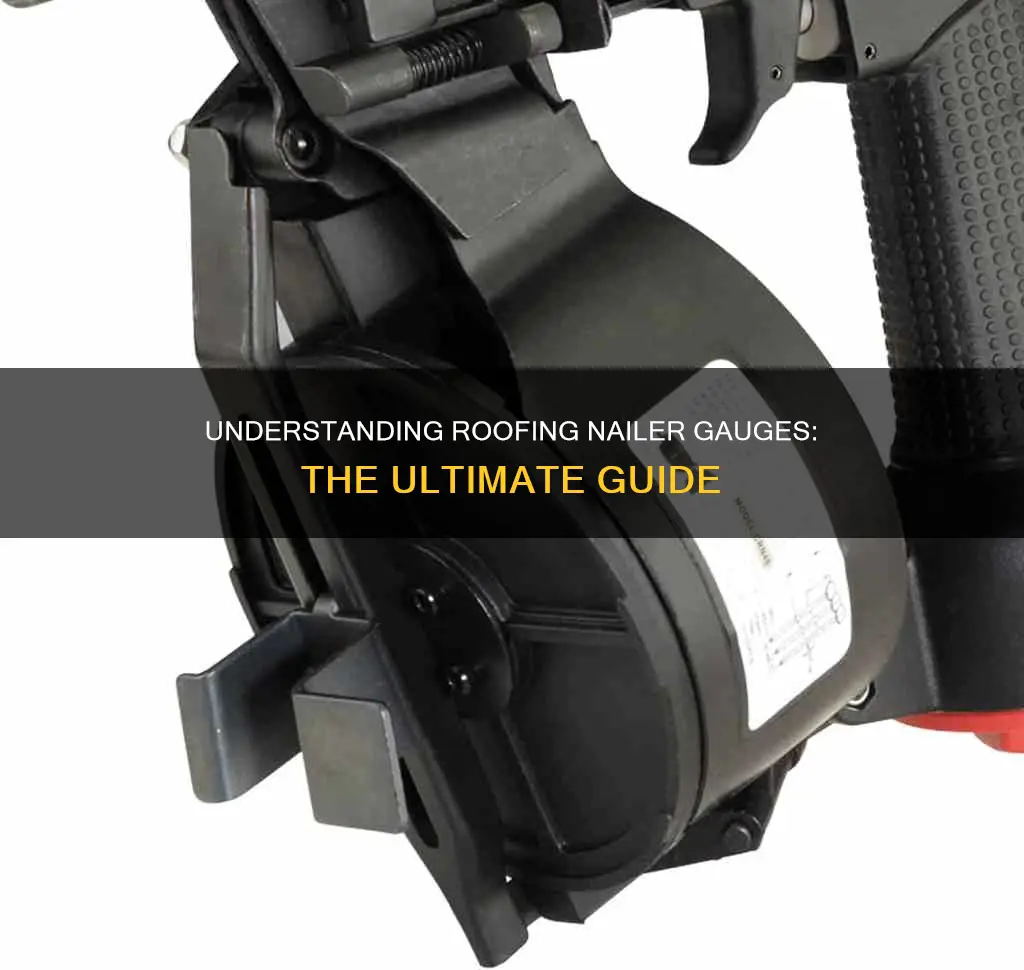 what does the gauge mean on roofing nailer