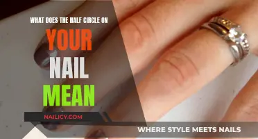 The Half-Moon Shape on Your Nails: What Does It Mean?