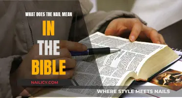 The Significance of Nails in Biblical Context