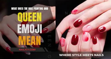 Nail Painting and Queen Emoji: What's the Meaning?