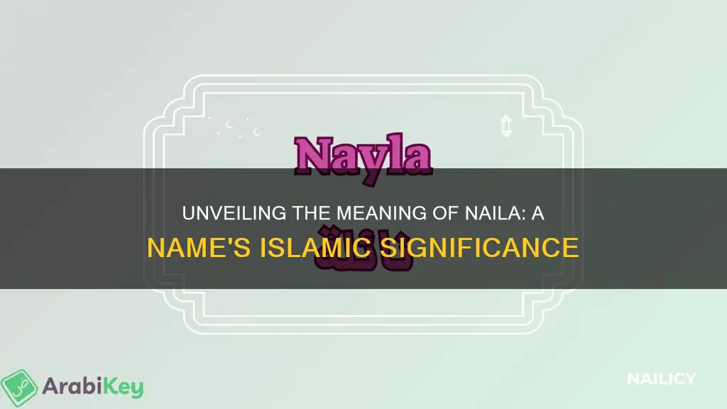 what does the name naila mean in islam