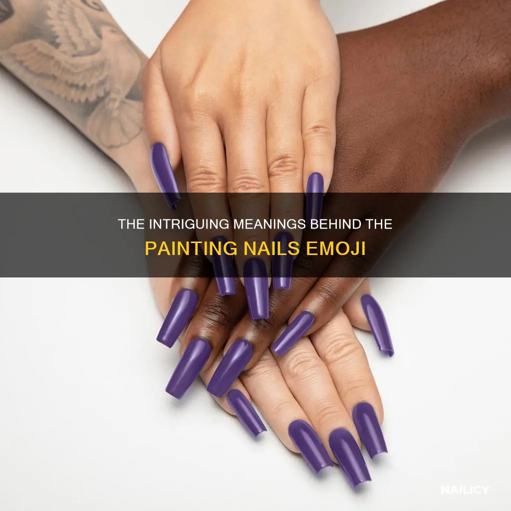 what does the painting nails emoji mean