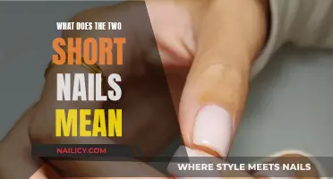 The Significance of Two Short Nails in Manicures
