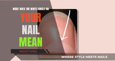 Unraveling the Mystery: What's the Significance of the White Circle on Your Nail?