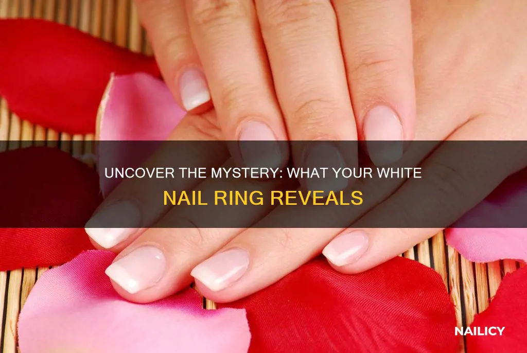 what does the white ring on your nails mean