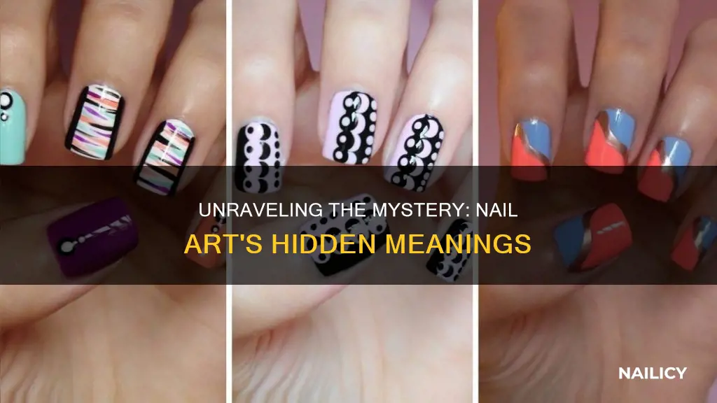 what does this finger nail design mean