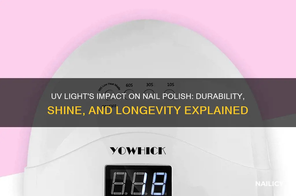 what does uv light do to nail polish