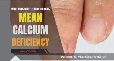 White Flecks on Nails: Uncovering the Hidden Sign of Calcium Deficiency