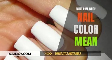 Unraveling the Mystery: What White Nail Polish Symbolizes