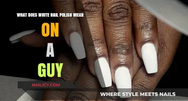 White Nail Polish on Men: Breaking Stereotypes and Embracing Self-Expression