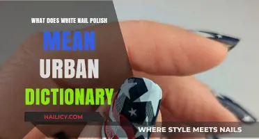 Decoding White Nail Polish: Urban Dictionary's Surprising Symbolism Explained