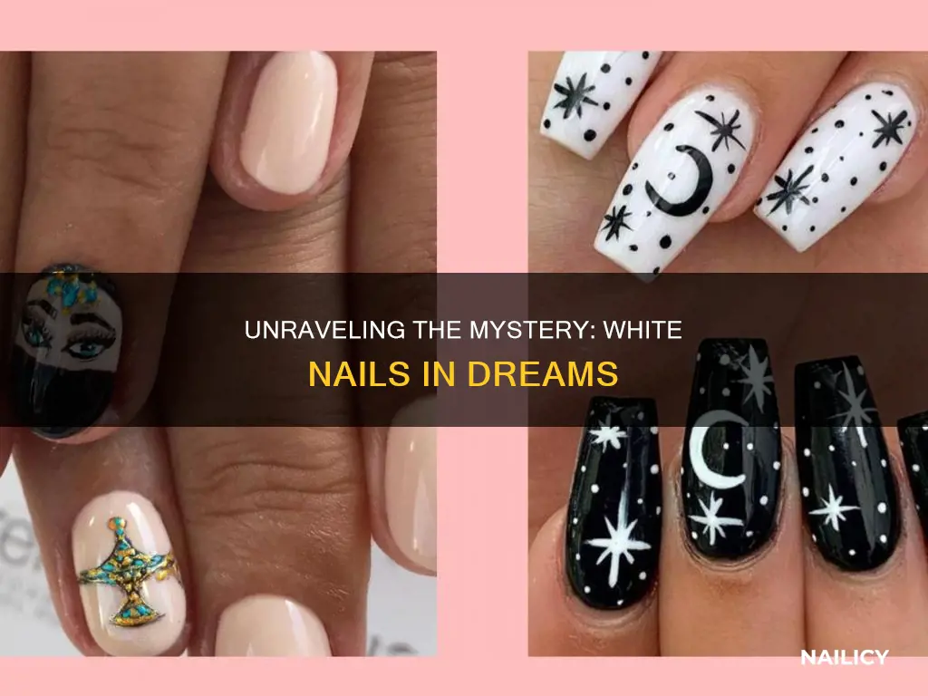 what does white nails mean in a dream