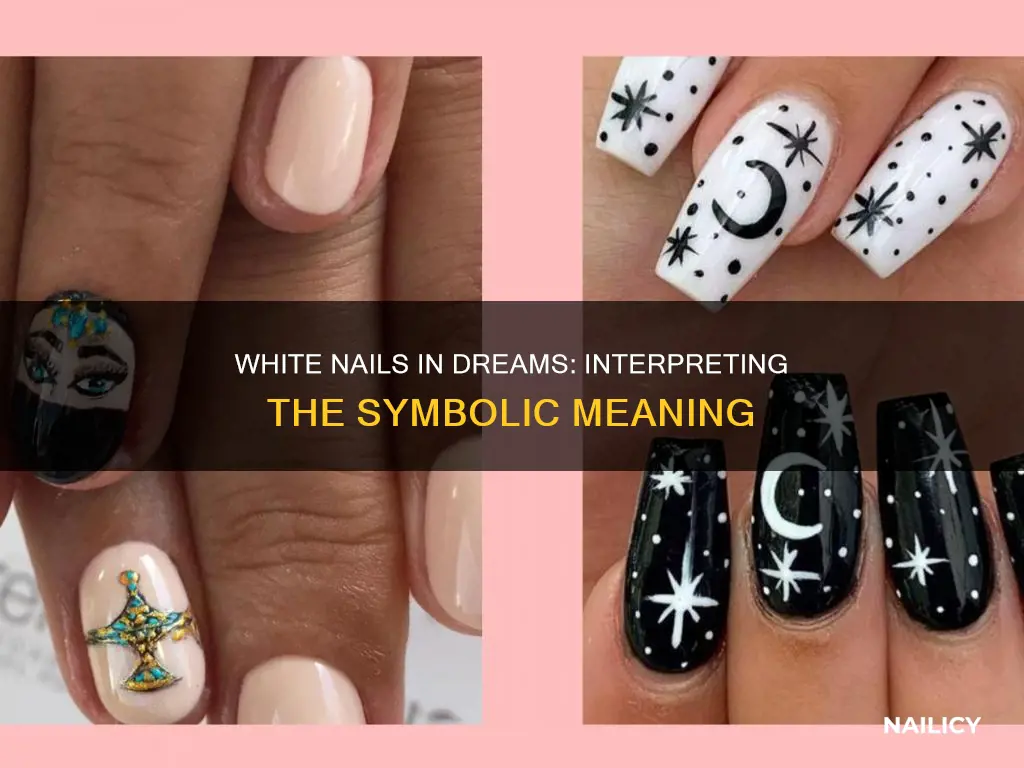 what does white nails mean in a dream