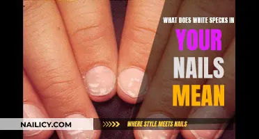White Specks on Nails: What Do They Mean?