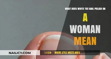 White Toenail Polish: Decoding Its Meaning and Style Statement for Women