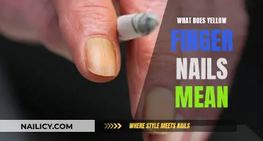 Unraveling the Mystery: Yellow Fingernails and Their Possible Causes