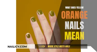 Unraveling the Mystery: What Yellow-Orange Nails Symbolize