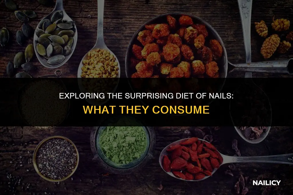 what dos nails eat