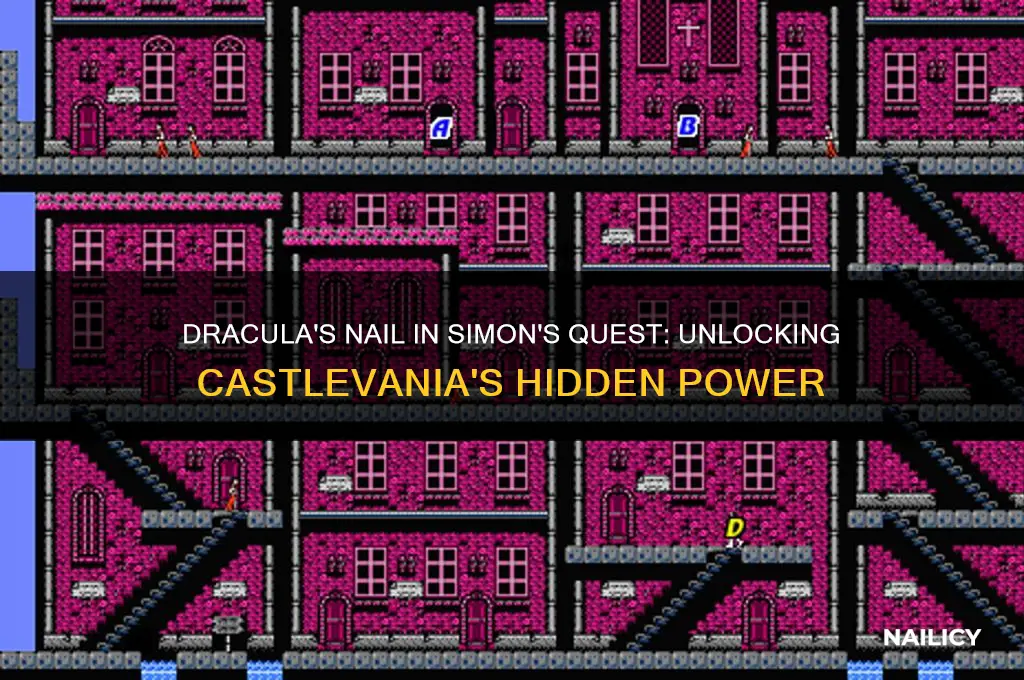 what dose draculas nail do in simons quest