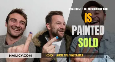 The Mystery of the Single Painted Nail