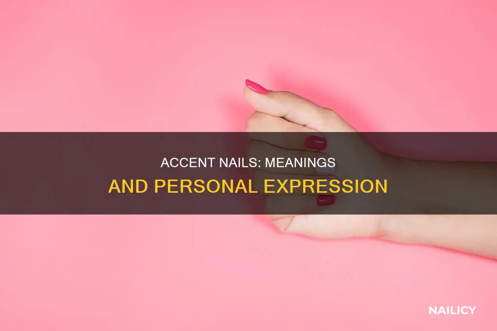 what each accent nail means