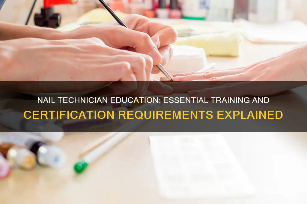 what education is required for a nail technician