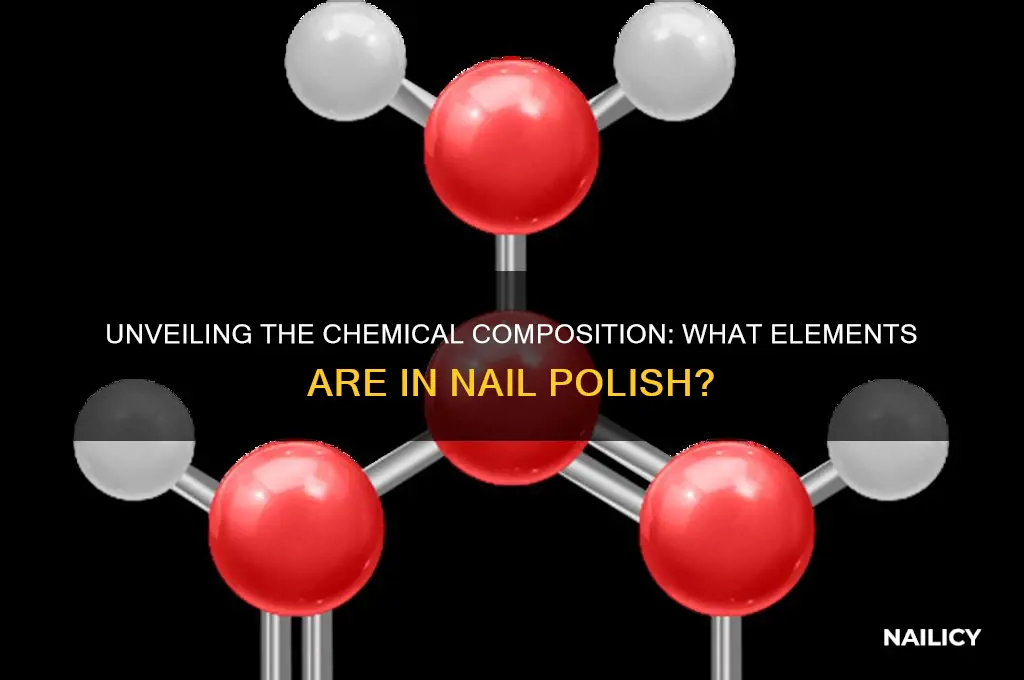 what elements are in nail polish