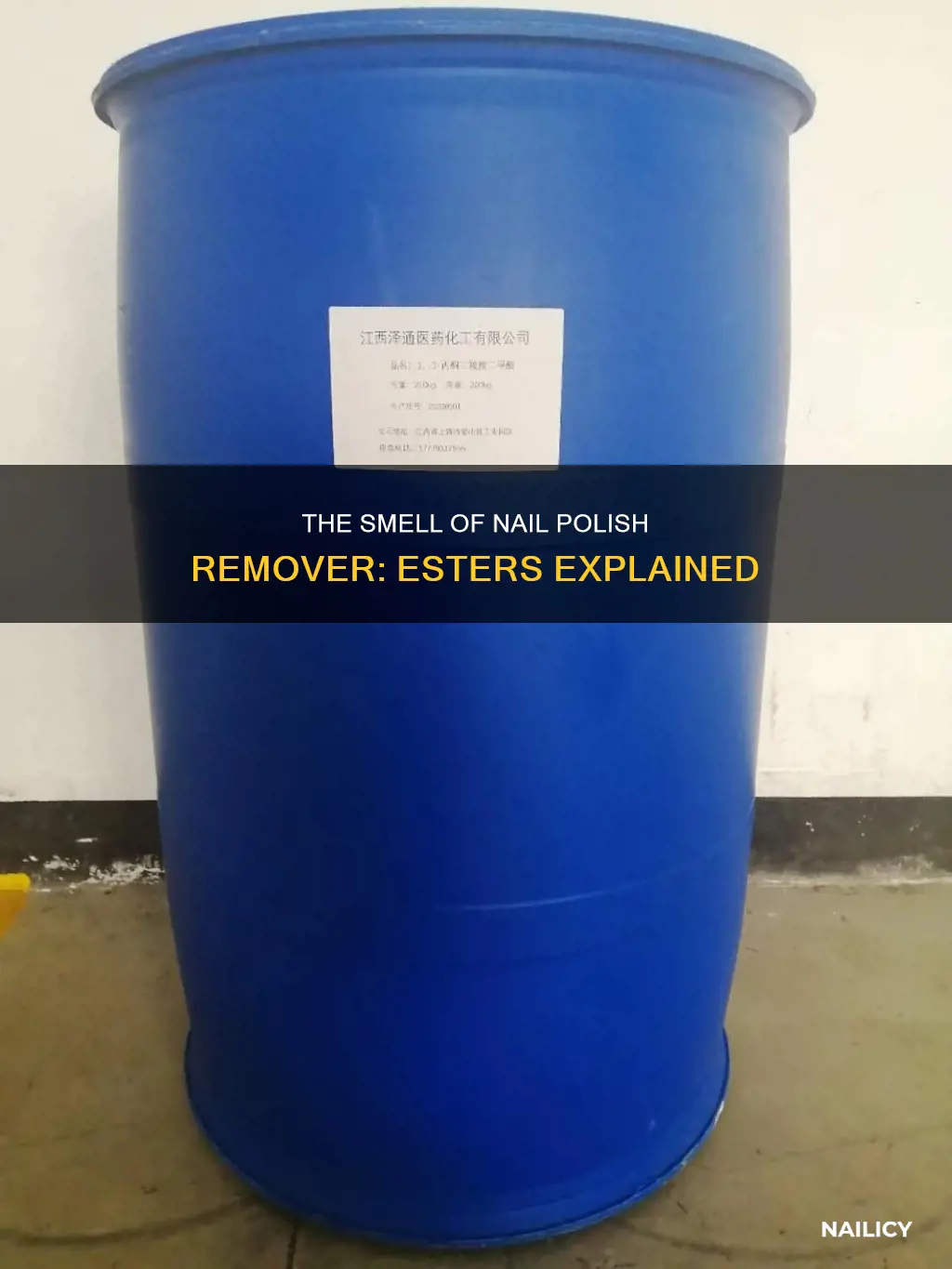 what ester smells like nail polish remover