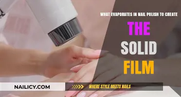 Nail Polish Chemistry: Understanding Solvent Evaporation for Solid Film Formation