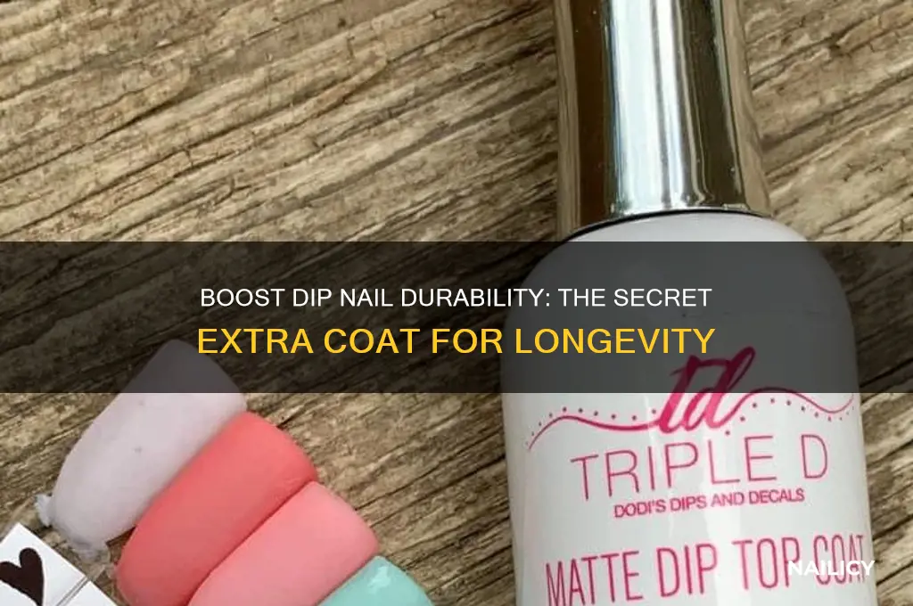 what extra coat makes dip nail last longest