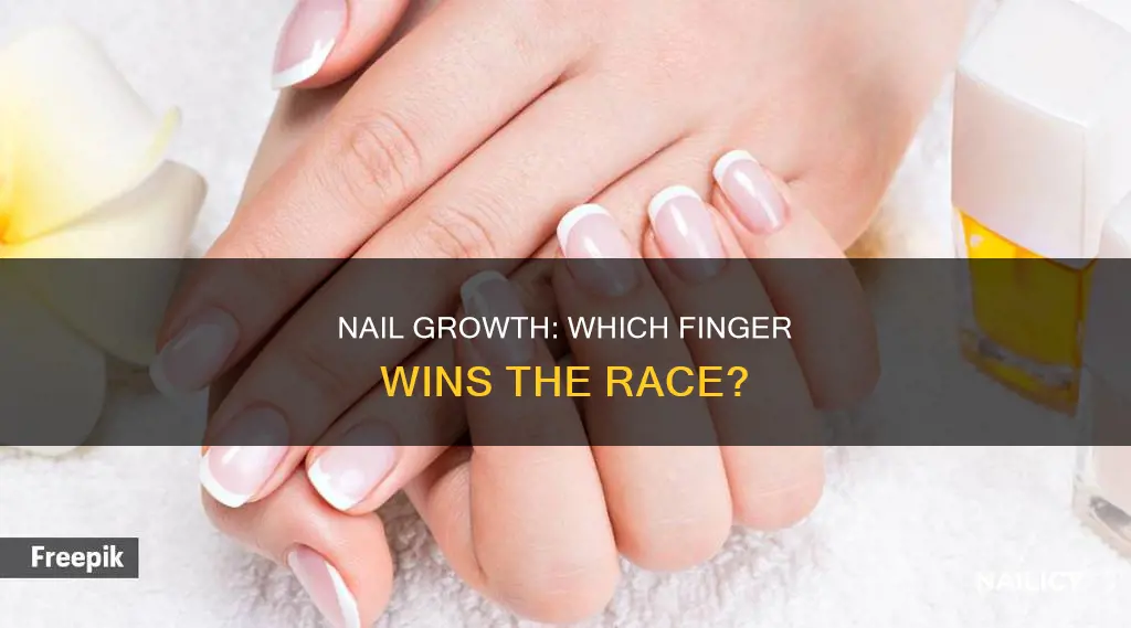 what finger grows nails the fastest