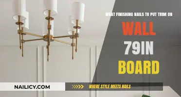 Selecting the Right Finishing Nails for Wall Trim