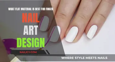 Best Flat Materials for Creative Nail Art Designs