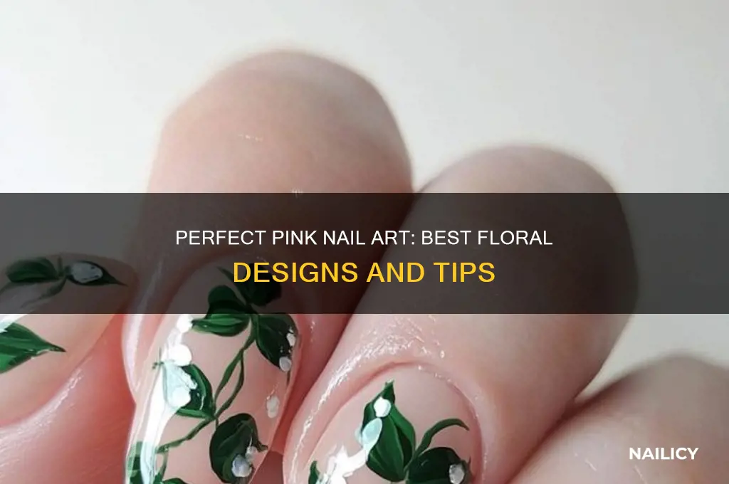 what flowers to put on nails pink