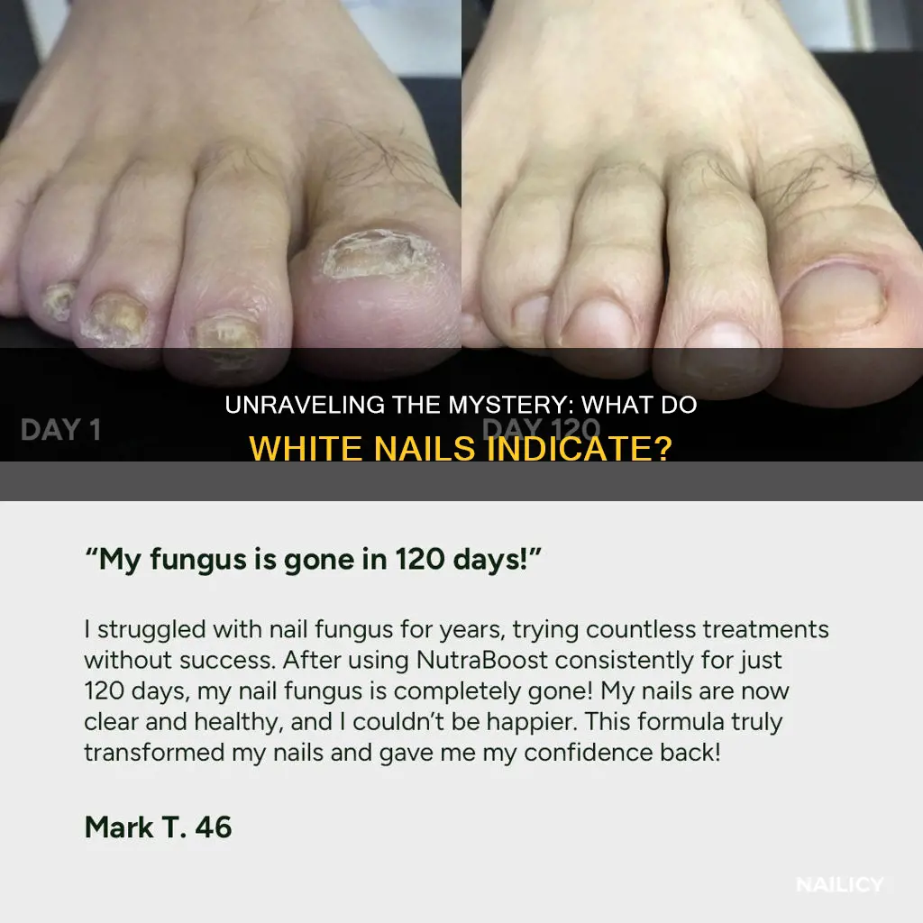 what fo white nails mean