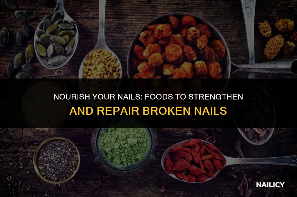 what foods helps broken nails