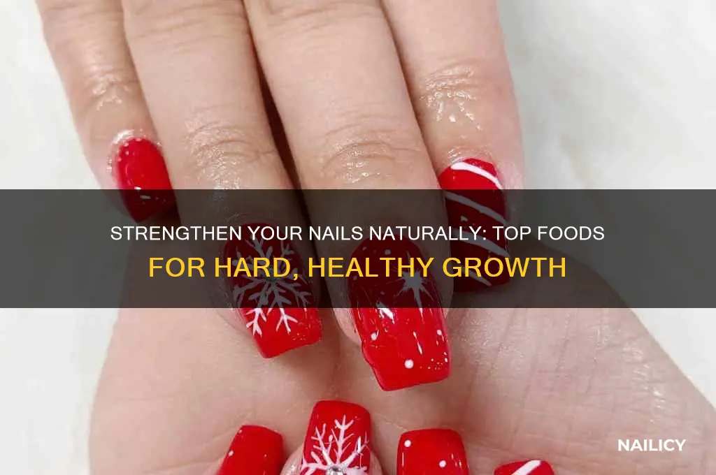what foods make nails hard