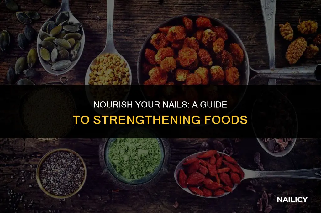 what fooods strengthen nails