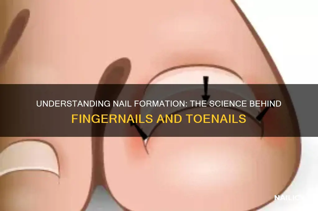 what forms fingernails and toenails