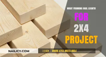 Choosing the Right Framing Nail Length for 2x4 Projects