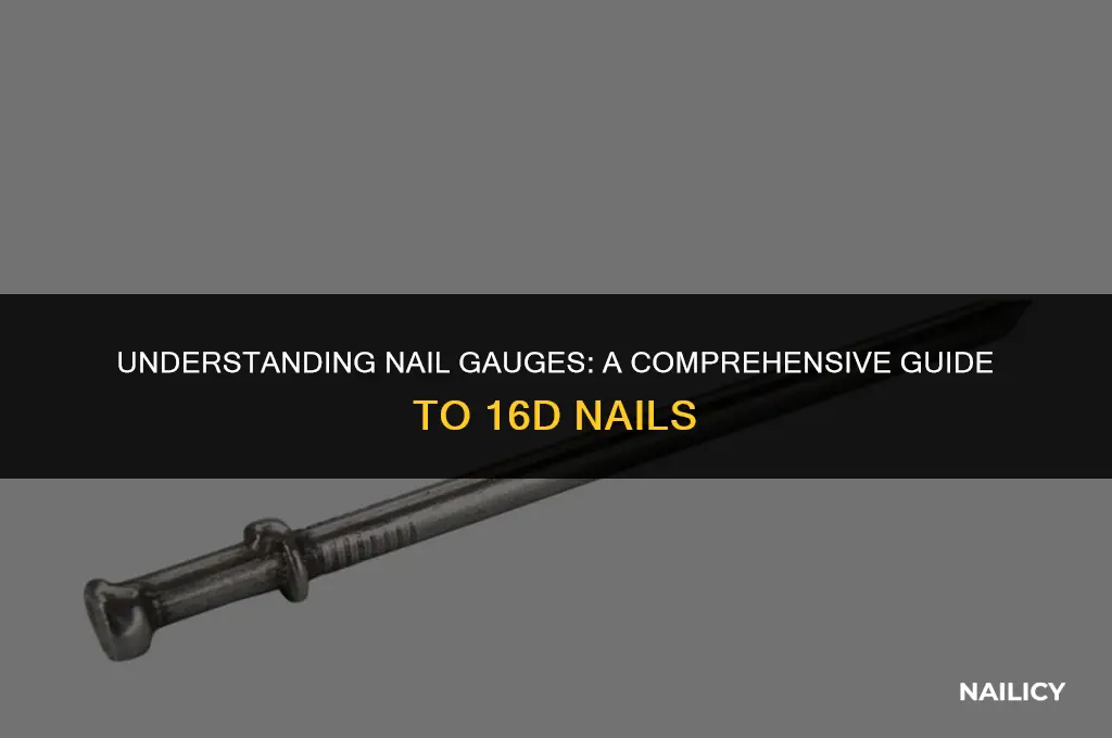 what gauge are 16d nails