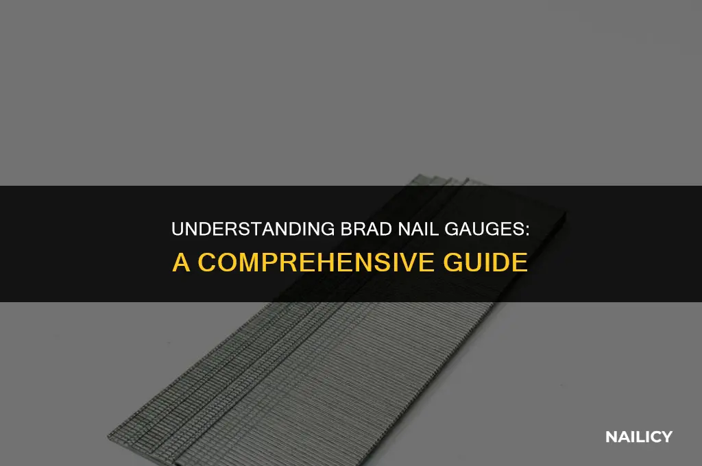 what gauge are brad nails